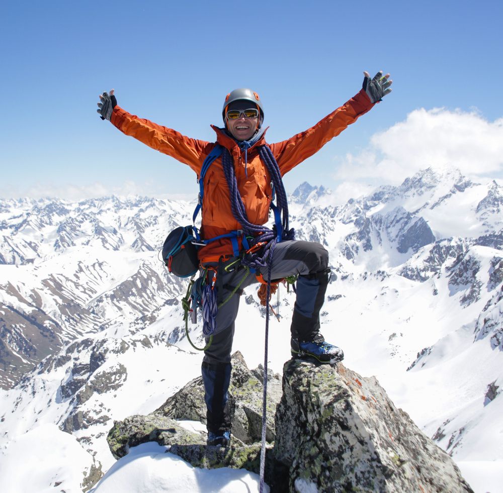 Guide Moritz in the Alps