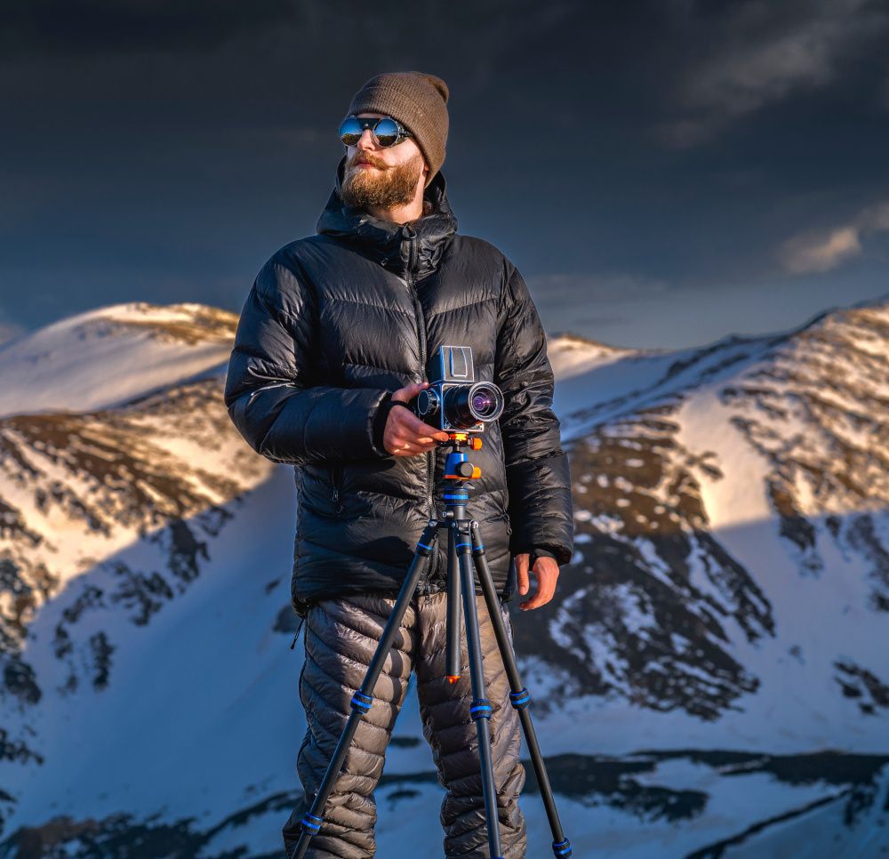 Guide Robert Fox in alpine meadow