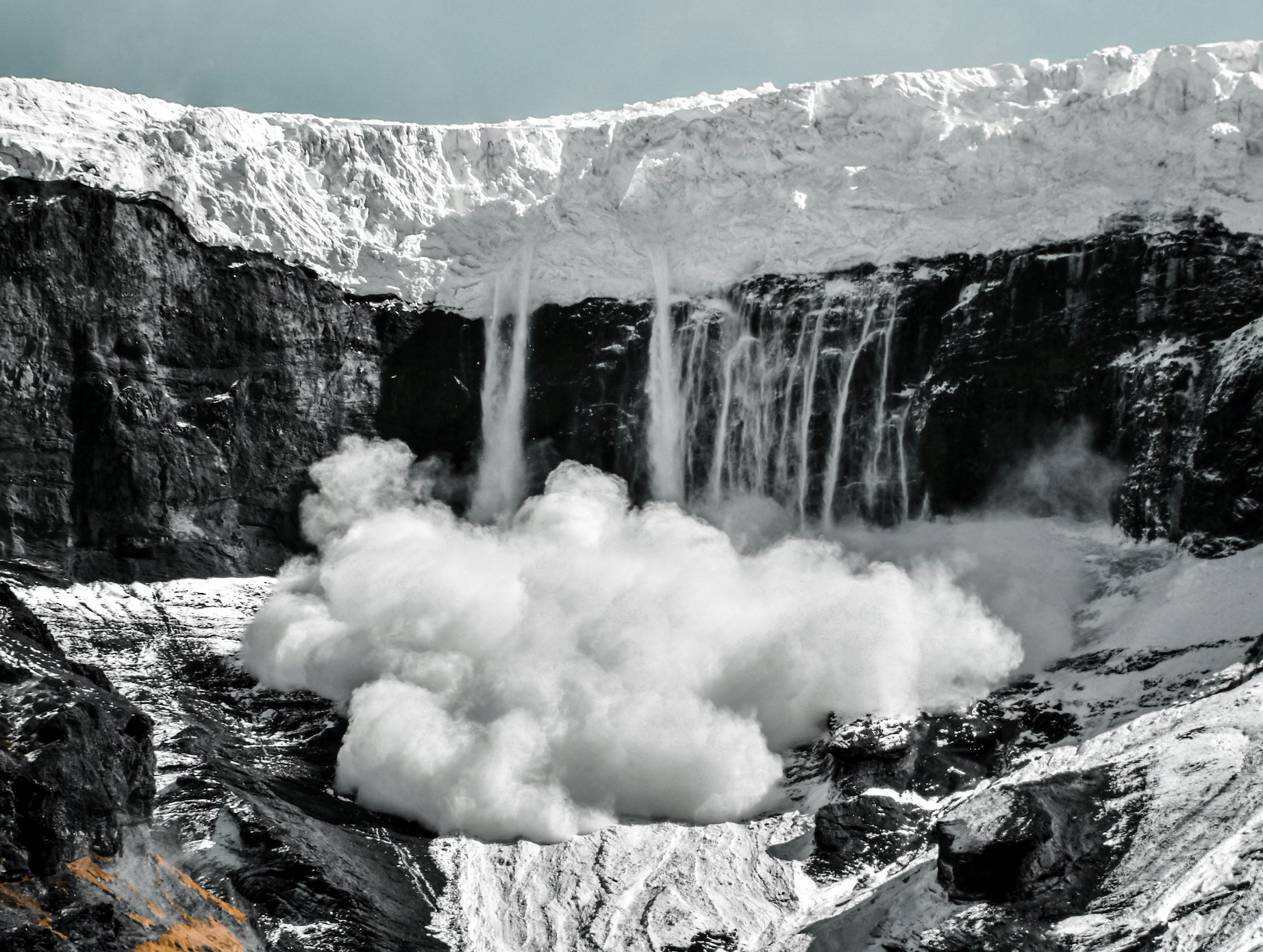 Snowpack layers diagram